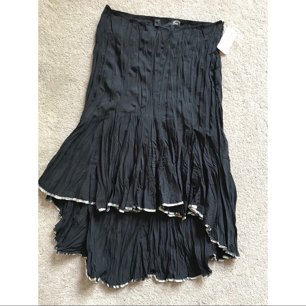 Just Cavalli Black Crinkled High/Low